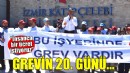 İKÇÜ'de işçilerin grevi 20. gününde...