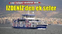 İZDENİZ'in ek seferleriyle 20 bin araç trafiğe çıkmadı