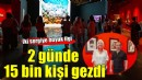 İki dev sergiyi 2 günde 15 bin kişi gezdi