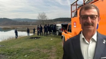 İlçe başkanı gölette ölü bulundu