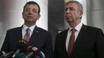 İmamoğlu'nu ziyaret eden Mansur Yavaş'tan açıklama