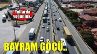 İstanbul-İzmir Otoyolu'nda bayram tatili dolayısıyla yoğunluk başladı