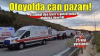 İstanbul-İzmir Otoyolu'nda can pazarı! Yolcu otobüsü devrildi..