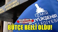 İzmir Büyükşehir Belediyesi 2026 yılı bütçesi belli oldu!