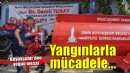 İzmir Büyükşehir'den yangınlarla mücadele...