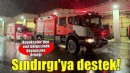İzmir İtfaiyesi deprem sonrası destek için Sındırgı’da