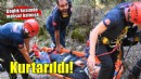 İzmir İtfaiyesi mahsur kalan vatandaşı kurtardı