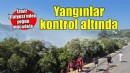 İzmir İtfaiyesi'nden yoğun mücadele...