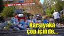 İzmir Karşıyaka'da toplanmayan çöpler tepkiye neden oluyor