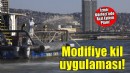 İzmir Körfezi için modifiye kil uygulaması devrede