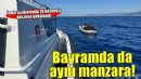 İzmir açıklarında 18 düzensiz göçmen yakalandı