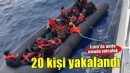 İzmir açıklarında 20 düzensiz göçmen kurtarıldı