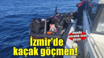 İzmir açıklarında 32 düzensiz göçmen kurtarıldı