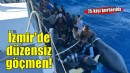 İzmir açıklarında 75 düzensiz göçmen yakalandı
