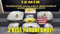 İzmir'de 15 kilo skunk ele geçirildi: 3 tutuklama