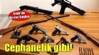 İzmir'de 2 eve baskın... Cephanelik gibi!