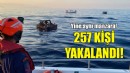 İzmir'de 257 kaçak göçmen yakalandı!