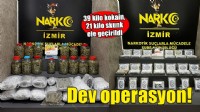 İzmir'de 39 kilo kokain, 21 kilo skunk ele geçirildi