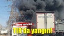 İzmir'de TIR garajında yangın