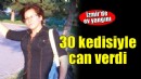 İzmir'de acı olay... 30 kedisiyle can verdi!