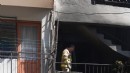 İzmir'de apartman dairesinde yangın