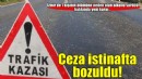 İzmir'de bir kişinin ölümüne neden olan alkollü sürücüye verilen ceza istinafta bozuldu