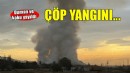 İzmir'de çöp aktarma noktasında yangın!
