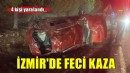 İzmir'de devrilen otomobildeki 4 kişi yaralandı