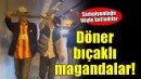 İzmir'de döner bıçaklı şampiyonluk kutlaması!