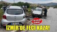 İzmir'de feci kaza: 2'si çocuk 8 yaralı!