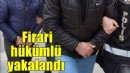 İzmir'de firari hükümlü yakalandı
