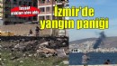 İzmir'de inşaat atıkları yandı