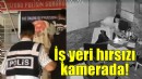 İzmir'de iş yeri hırsızı kamerada!