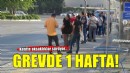 İzmir'de işçilerin grevi 7'nci gününde