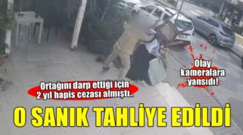 İzmir'de kadın ortağını çiçek tartışmasında darbeden sanığa hapis cezası!
