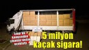 İzmir'de kamyonda 5 milyon bandrolsüz sigara ele geçirildi