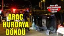 İzmir'de kontrolden çıkarak takla atan otomobil, trafik lambasına çarptı: 1 yaralı