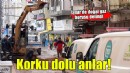 İzmir'de korku dolu anlar... Doğalgaz borusu delindi!