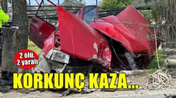 İzmir'de korkunç kaza... 2 ölü, 2 yaralı!