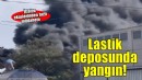İzmir'de lastik deposunda yangın