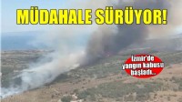 İzmir'de orman yangını! Müdahale sürüyor..
