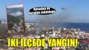 İzmir'de orman yangınları...