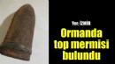 İzmir'de ormanda bulunan top mermisi imha edildi