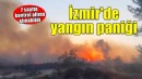 İzmir'de otluk yangını... 7 saatte kontrol altına alınabildi!