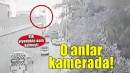 İzmir'de tırın viyadükte asılı kaldığı anlar güvenlik kamerasında
