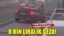 İzmir'de trafik güvenliğini tehlikeye düşüren sürücüye 8 bin 306 lira ceza