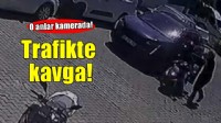 İzmir'de trafikteki kavga kamerada!