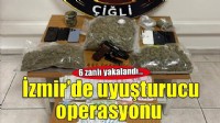 İzmir'de uyuşturucu operasyonunda 6 zanlı yakalandı