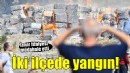 İzmir'de yangınlarla mücadele sürüyor