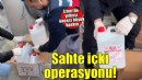 İzmir'de yeni yıl öncesinde 4 bin 130 litre kaçak etil alkol ele geçirildi